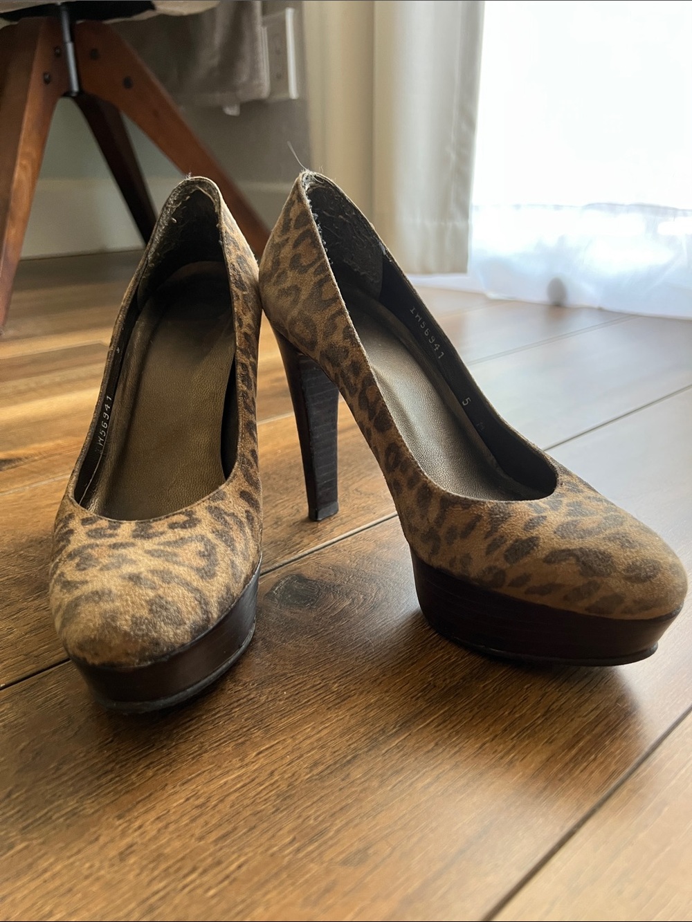 Stuart Weitzman Leopard-Print Platform Pumps - Tan/Brown